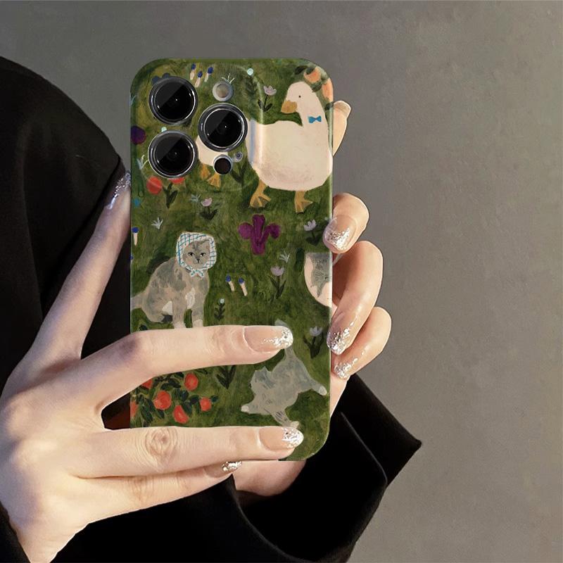 Ink duck phone case